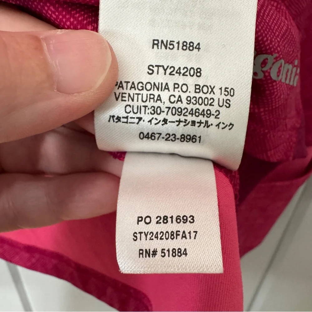 Patagonia Pink All Weather Zip-Neck‎ Shirt Women's Size Small - Picture 13 of 15